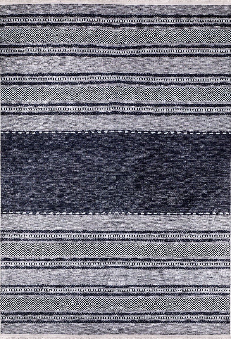 machine-washable-area-rug-Stripe-Modern-Collection-Gray-Anthracite-JR1546