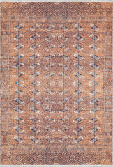 machine-washable-area-rug-Tribal-Ethnic-Collection-Orange-JR1937