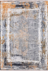 machine-washable-area-rug-Bordered-Modern-Collection-Gray-Anthracite-Orange-JR1227