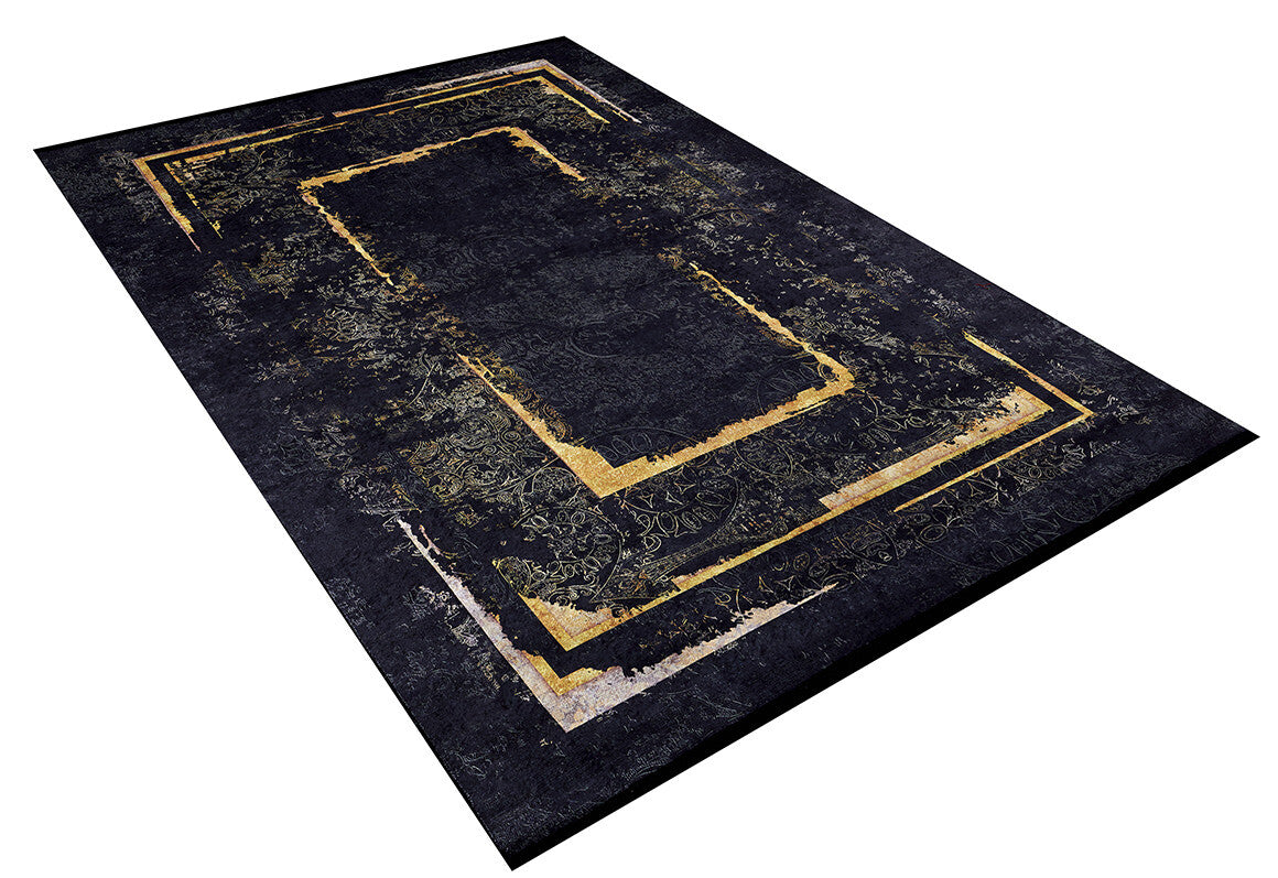 machine-washable-area-rug-Bordered-Modern-Collection-Black-Yellow-Gold-JR1337