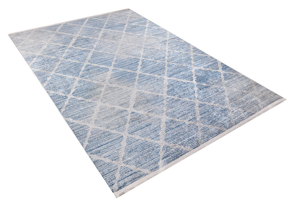 machine-washable-area-rug-Trellis-Lattice-Modern-Collection-Blue-JR705