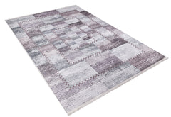 machine-washable-area-rug-Plaid-Modern-Collection-Purple-JR34