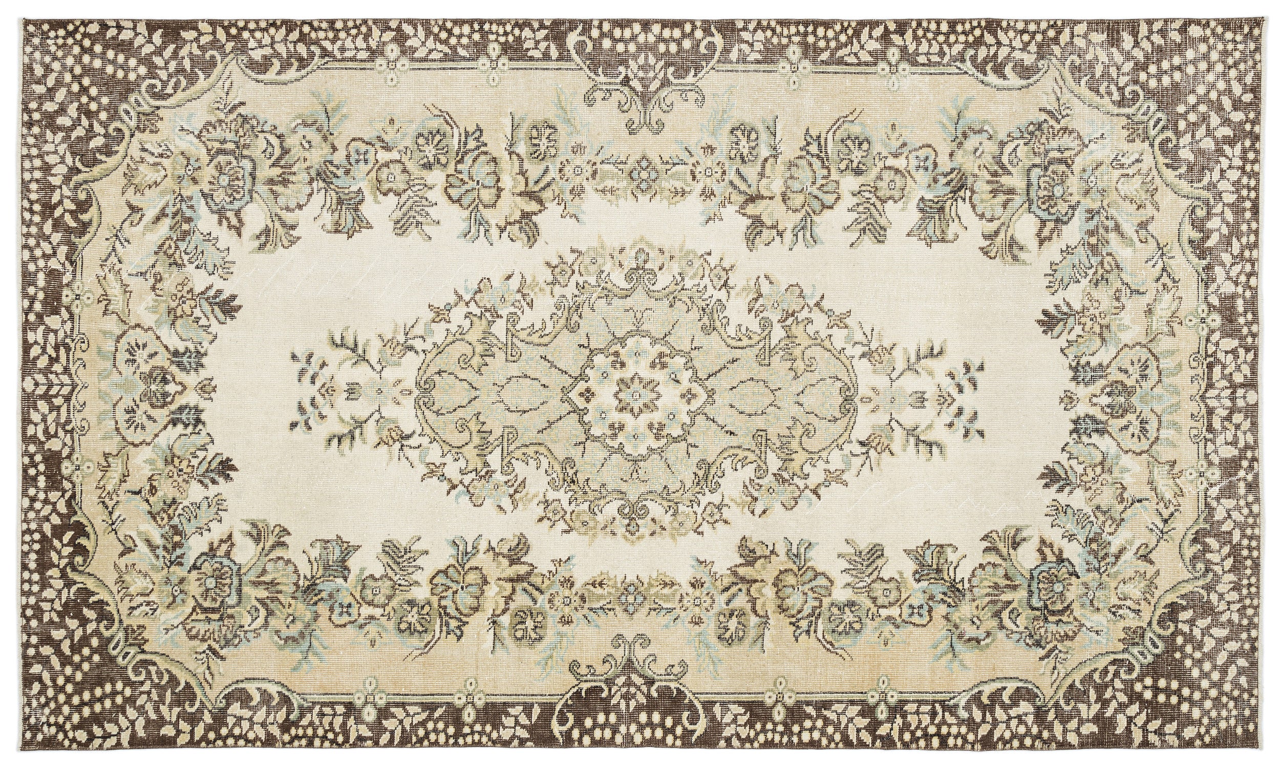 Giahena - Vintage Medallion Rug - 5'9 X 9'9