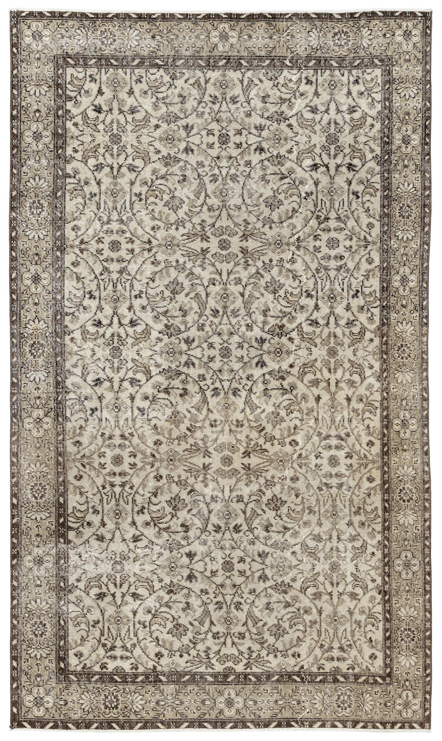 Sigima - Vintage Floral Rug - 5'4 X 9'1