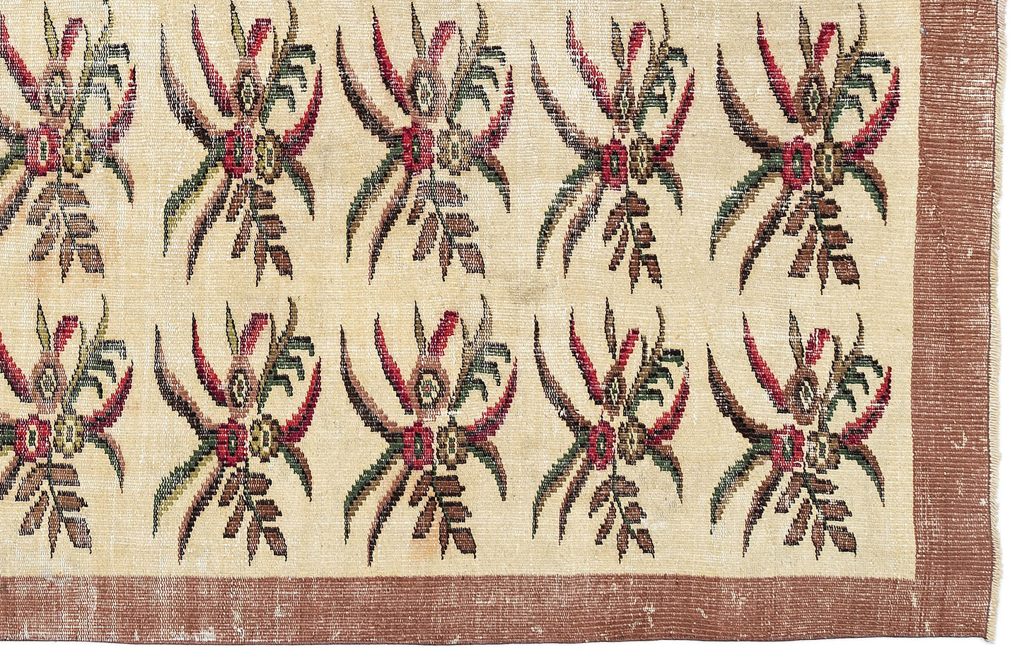 Gofoix - Vintage Floral Rug - 5'11 X 8'10