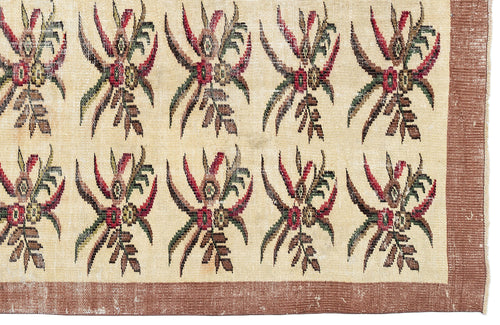 Load image 1 in gallery view. Gofoix - Vintage Floral Rug - 5'11 X 8'10