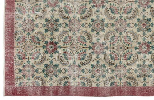 Load image 1 in gallery view. Nakuva - Vintage Floral Rug - 5'11 X 9'8