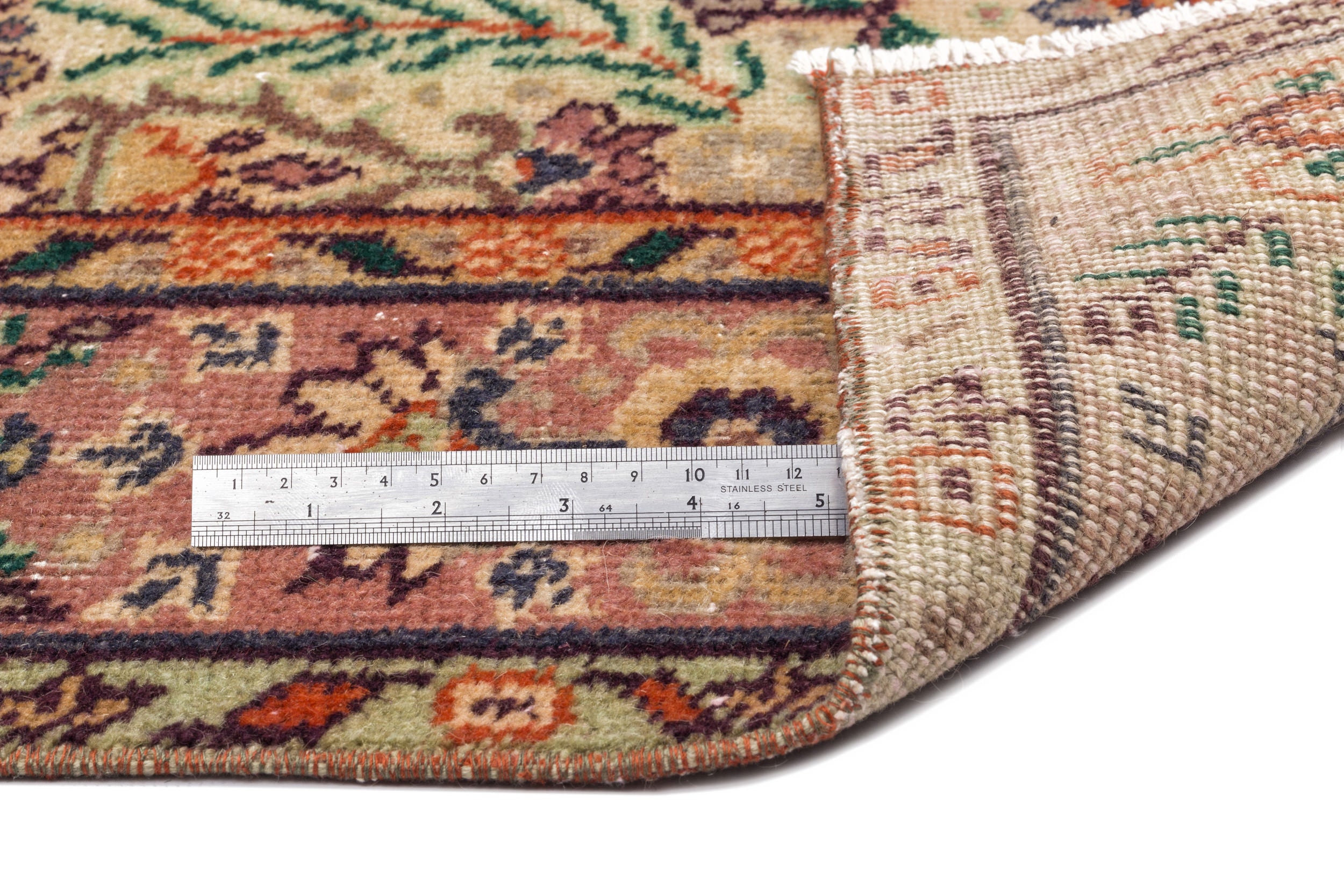 Blidova - Vintage Floral Rug - 5'7 X 9'4