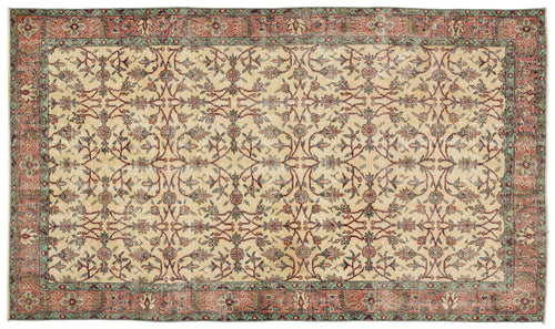 Load image 1 in gallery view. Treta - Vintage Floral Rug - 5'4 X 9'3