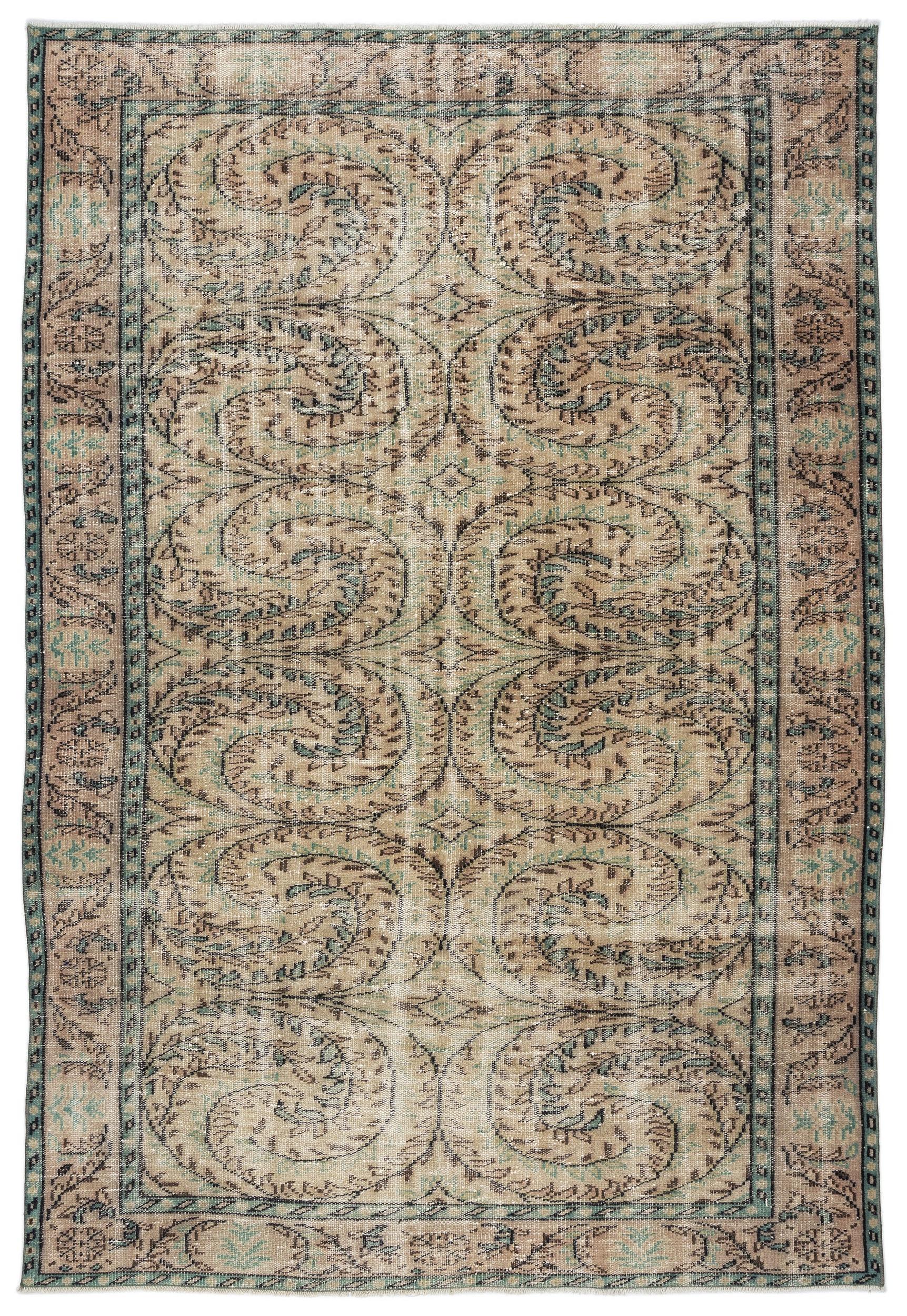 Shiva - Vintage Floral Rug - 6'0 X 8'9
