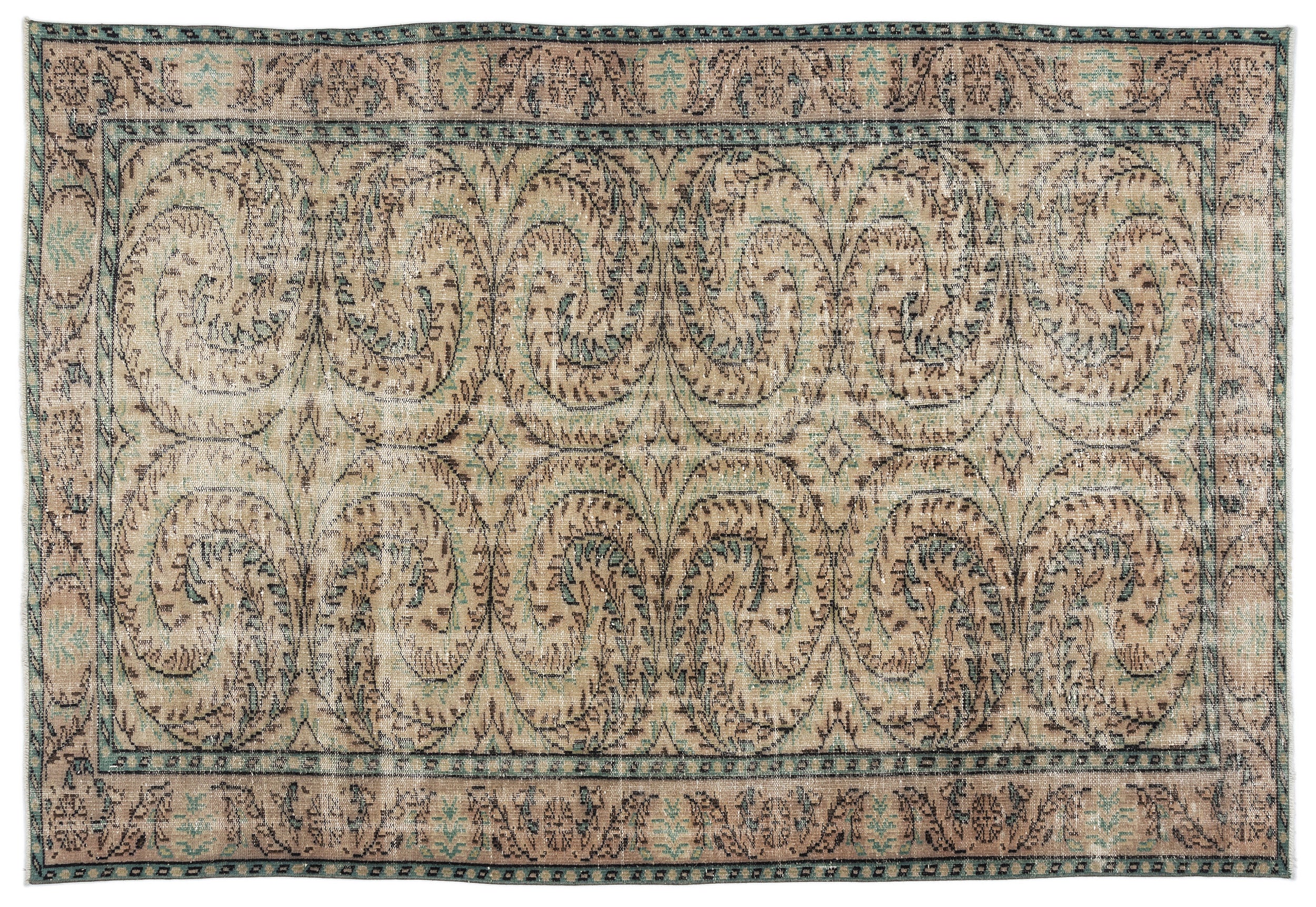 Shiva - Vintage Floral Rug - 6'0 X 8'9