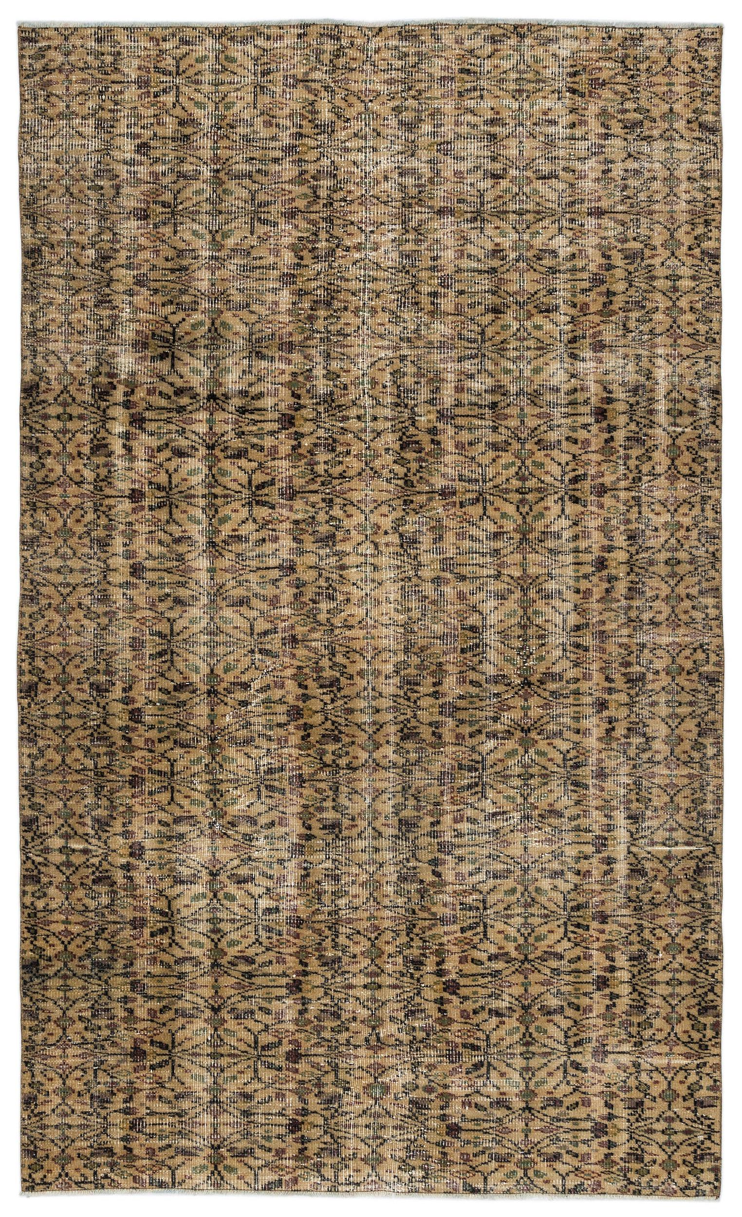 Raita - Vintage Floral Rug - 5'3 X 9'1