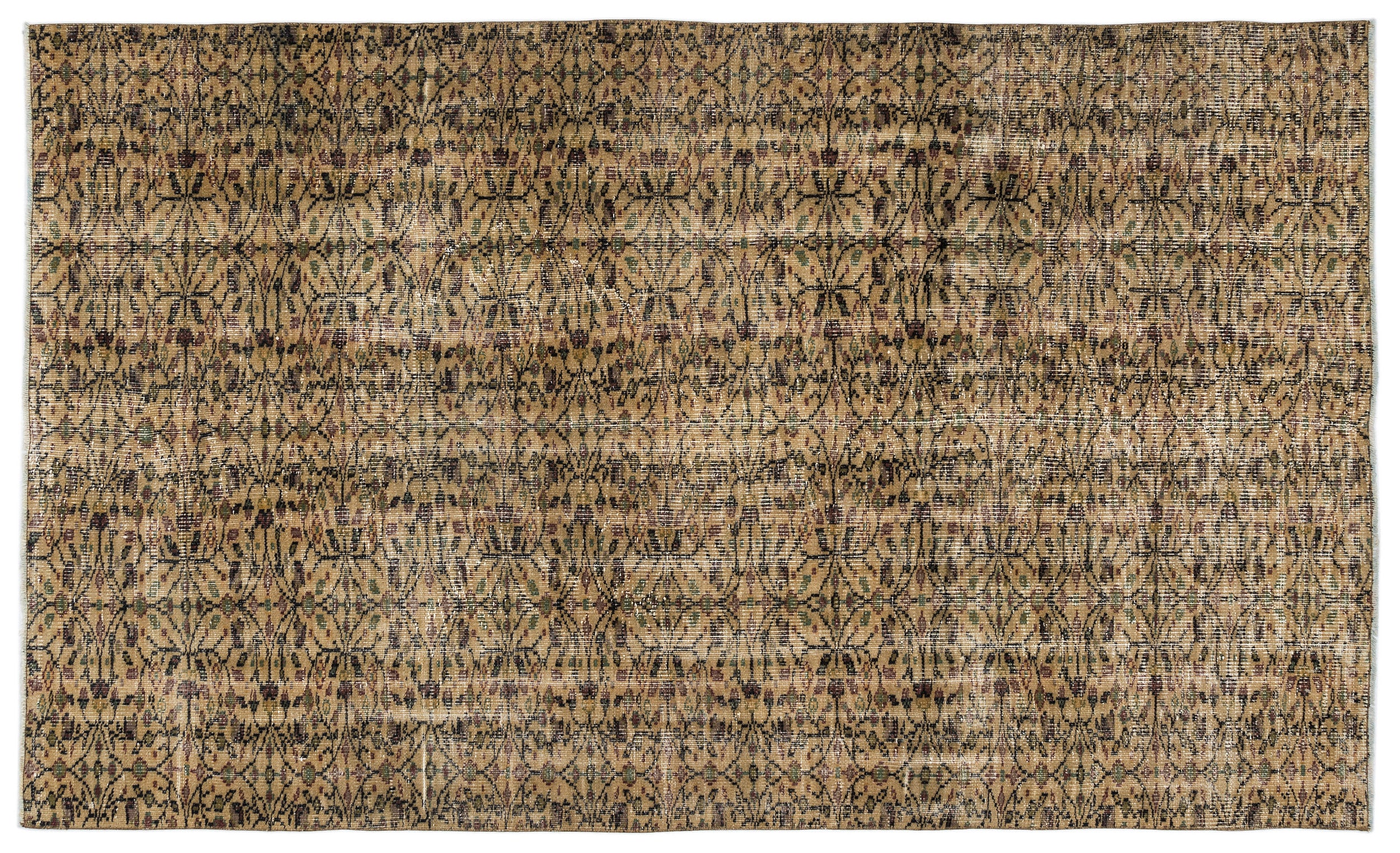 Raita - Vintage Floral Rug - 5'3 X 9'1
