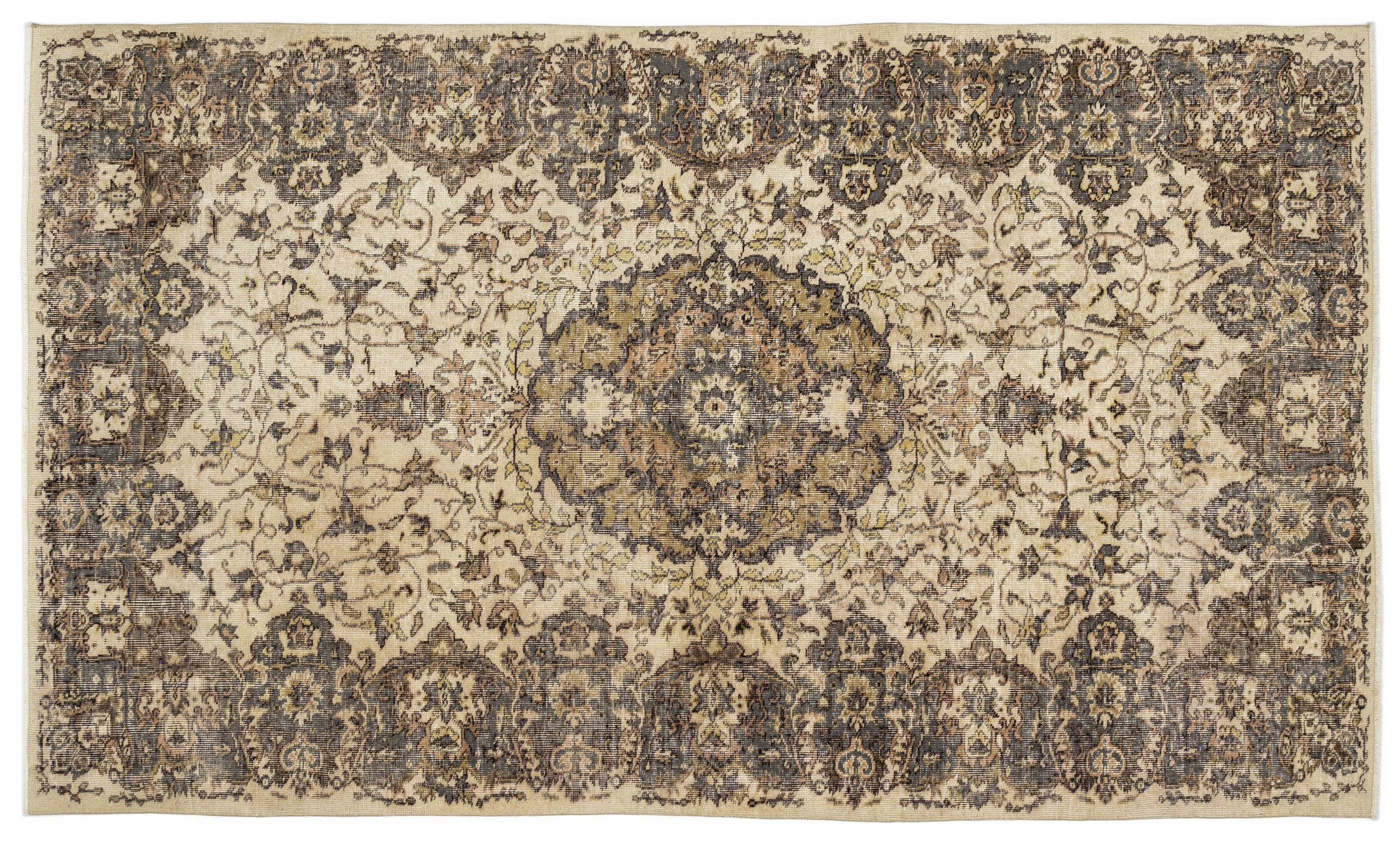 Gemiar - Vintage Medallion Rug - 5'5 X 9'3
