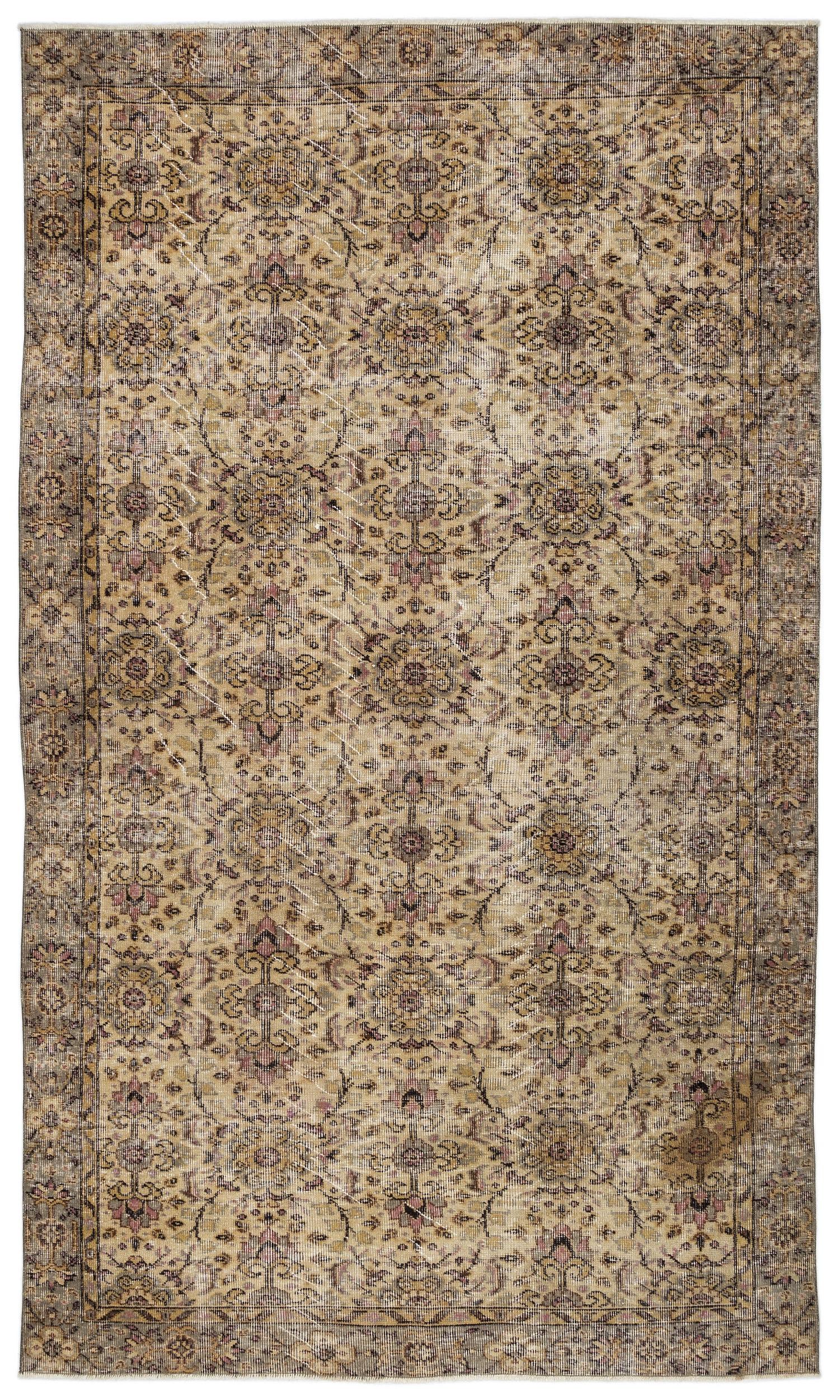 Vuheon - Vintage Floral Rug - 5'5 X 8'11