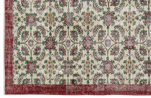 Load image 1 in gallery view. Zomeor - Vintage Floral Rug - 6'2 X 9'4