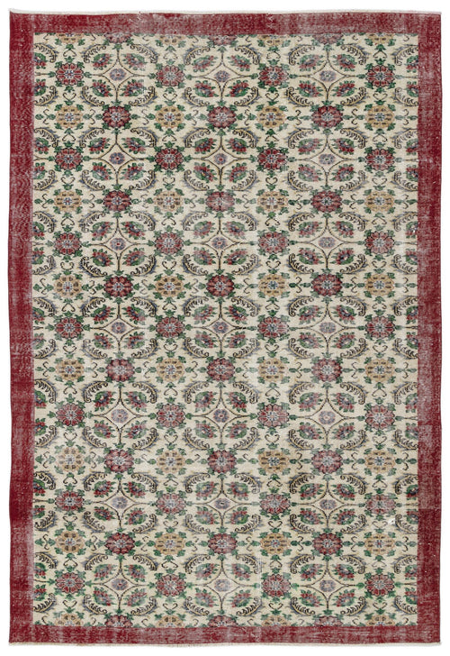 Load image 1 in gallery view. Zomeor - Vintage Floral Rug - 6'2 X 9'4