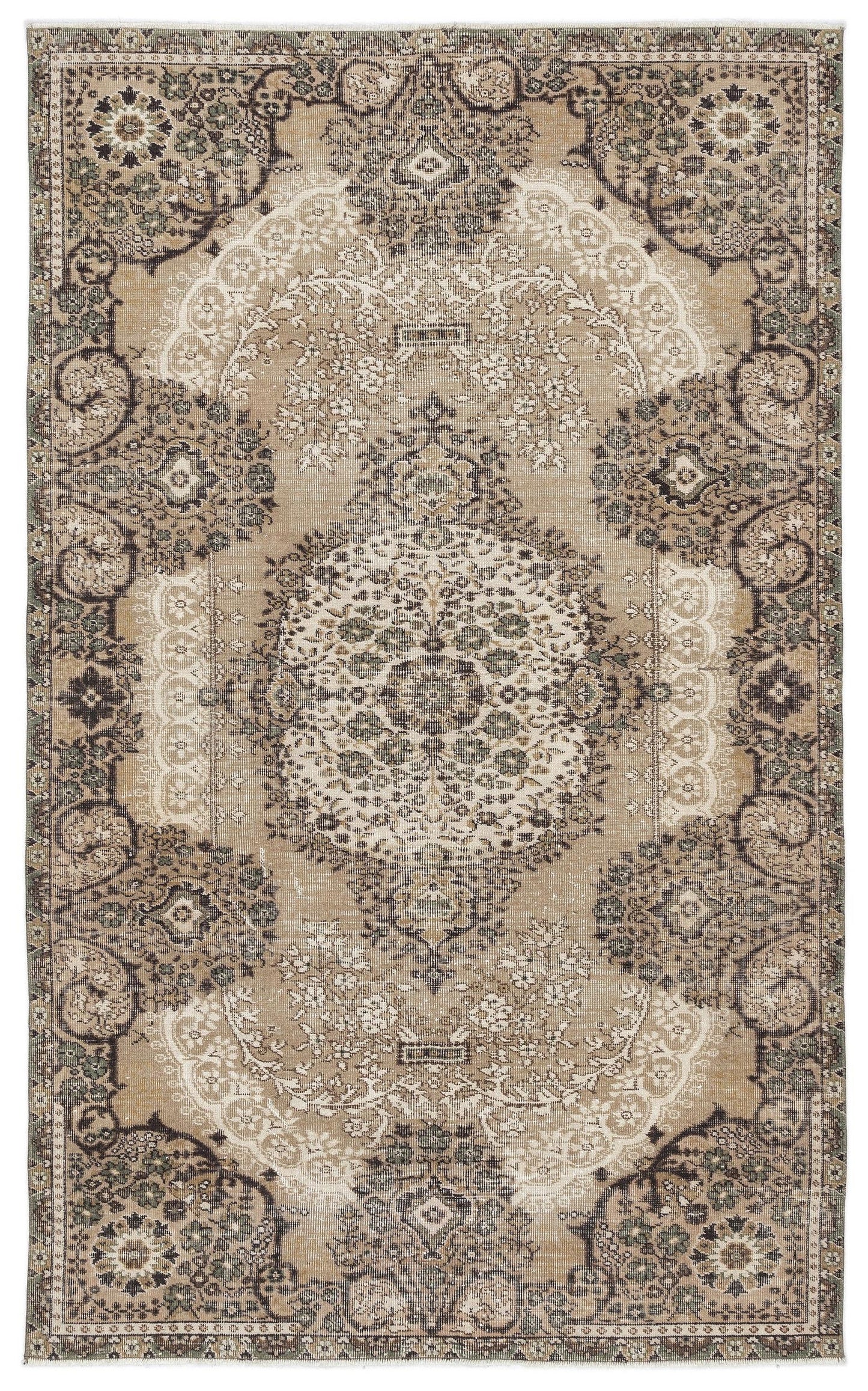 Varaar - Vintage Medallion Rug - 5'2 X 8'6