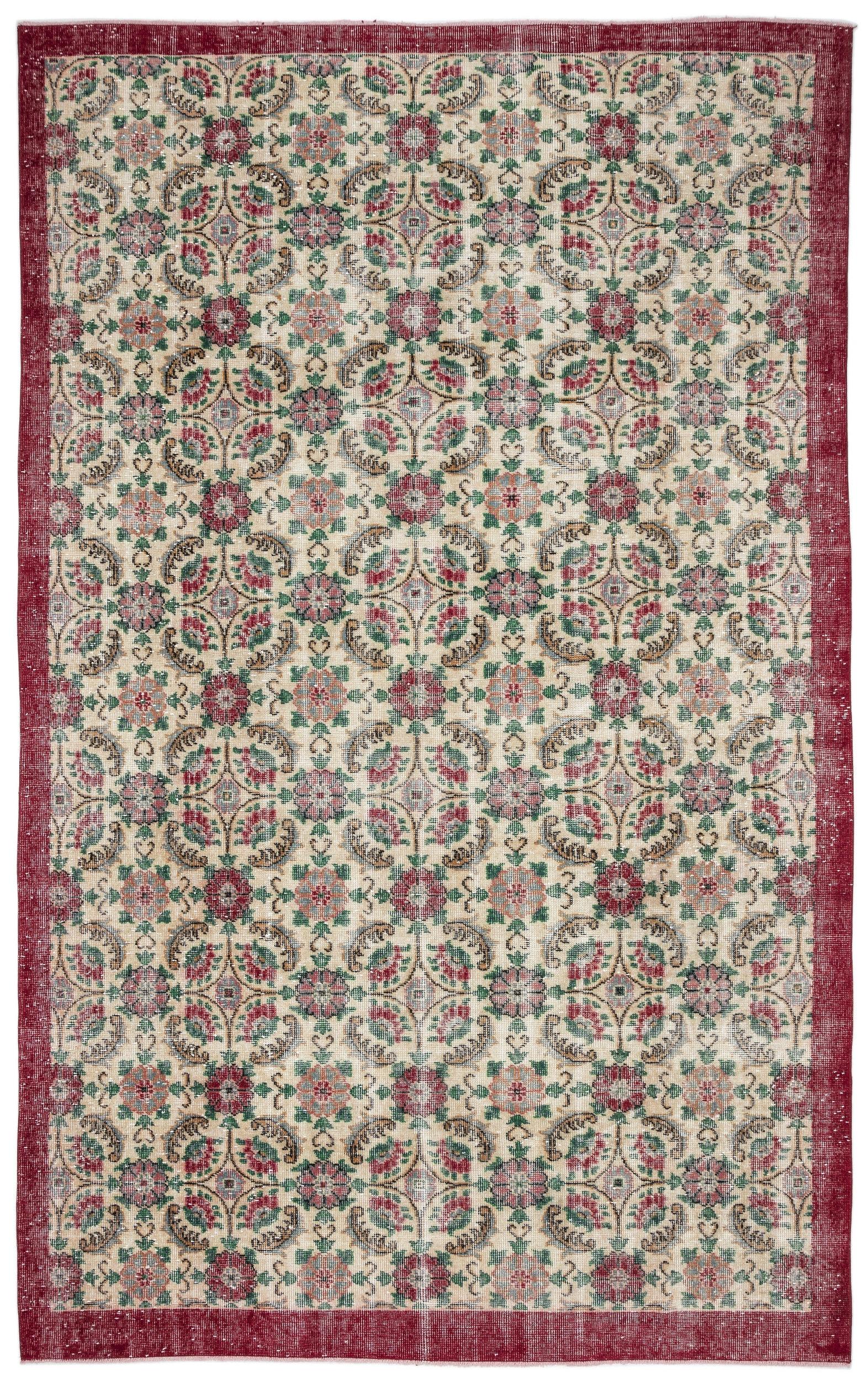 Gipoex - Vintage Floral Rug - 6'5 X 10'5