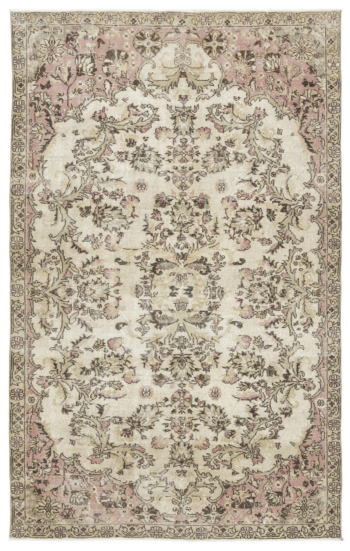 Cutaar Vintage Medallion Hand-Woven Rug 5'8 X 9'1 | JUSTHand-Woven Rug ...