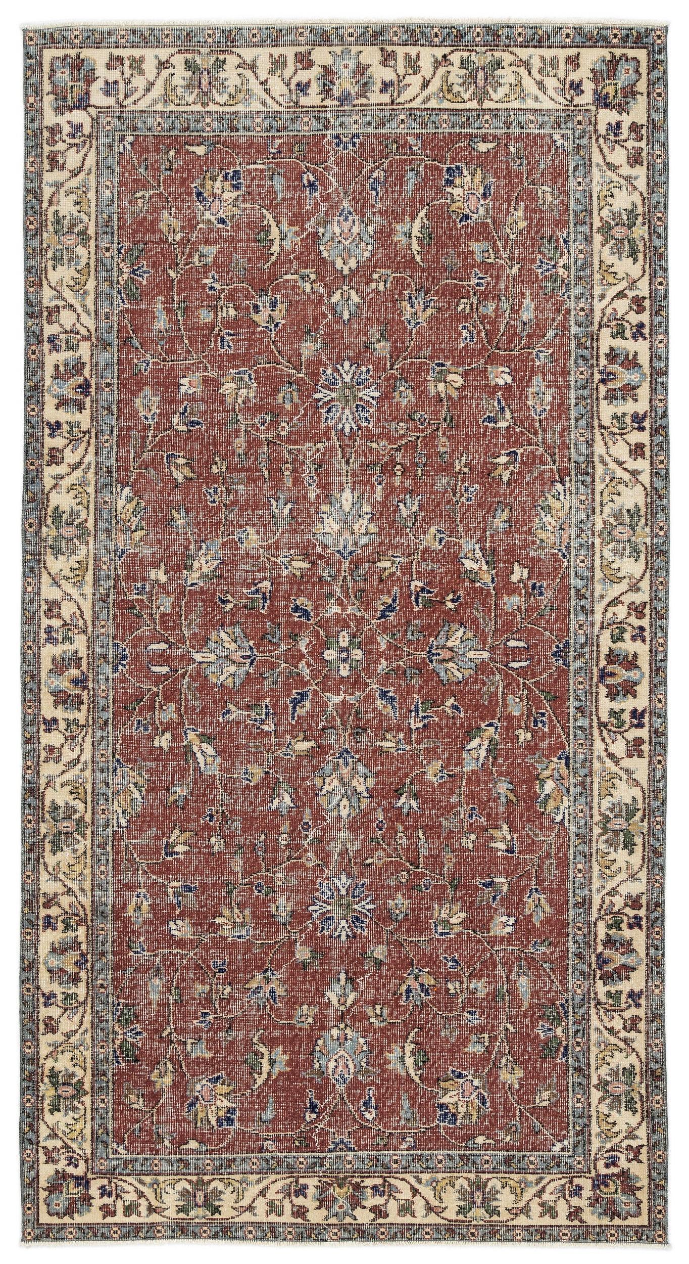 Briluis - Vintage Floral Rug - 4'10 X 9'1
