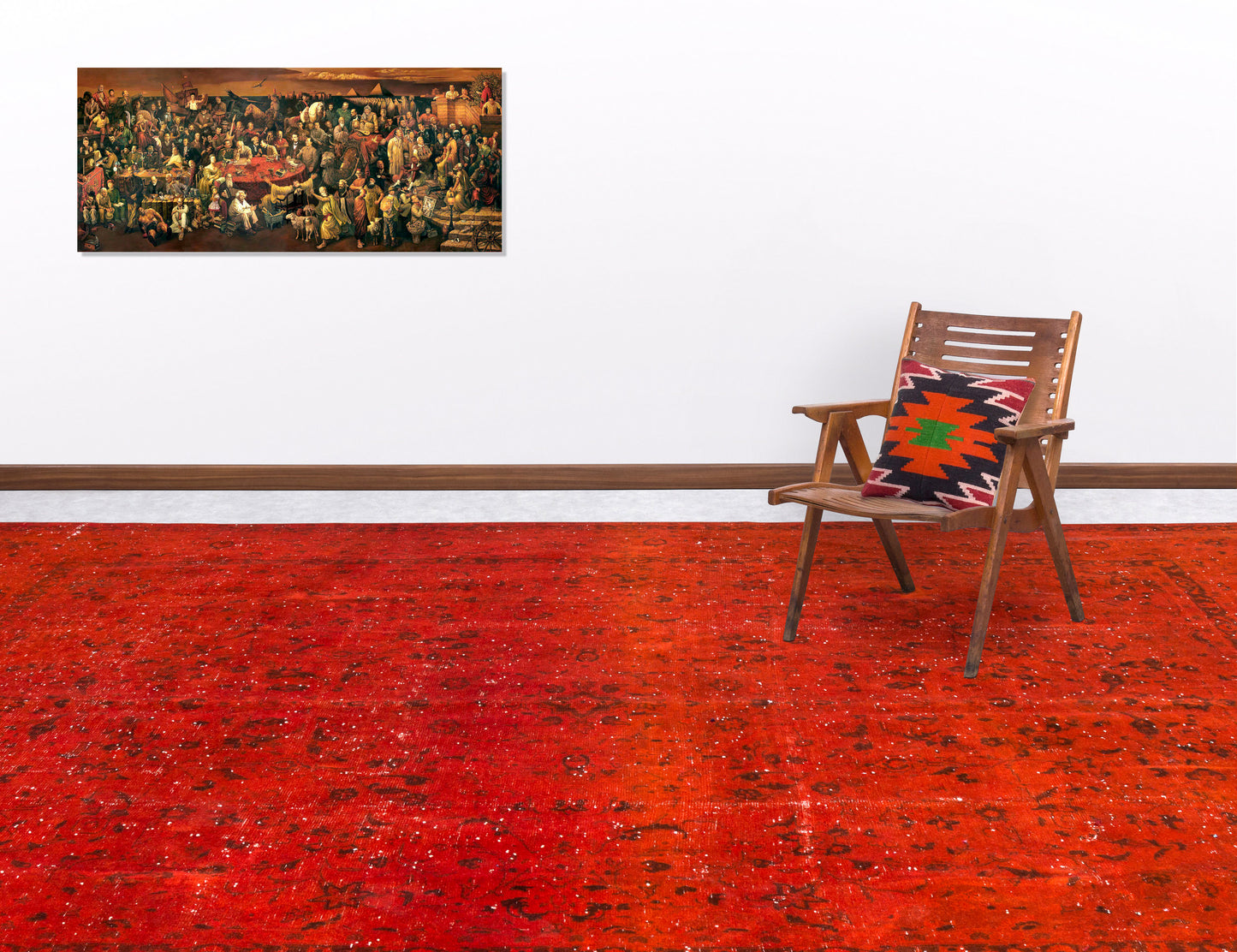 Baudesa - Vintage Distressed Rug - 9'5 X 12'4