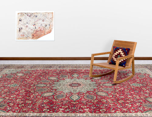Load image 1 in gallery view. Tromuta - Vintage Medallion Rug - 9'2 X 12'6