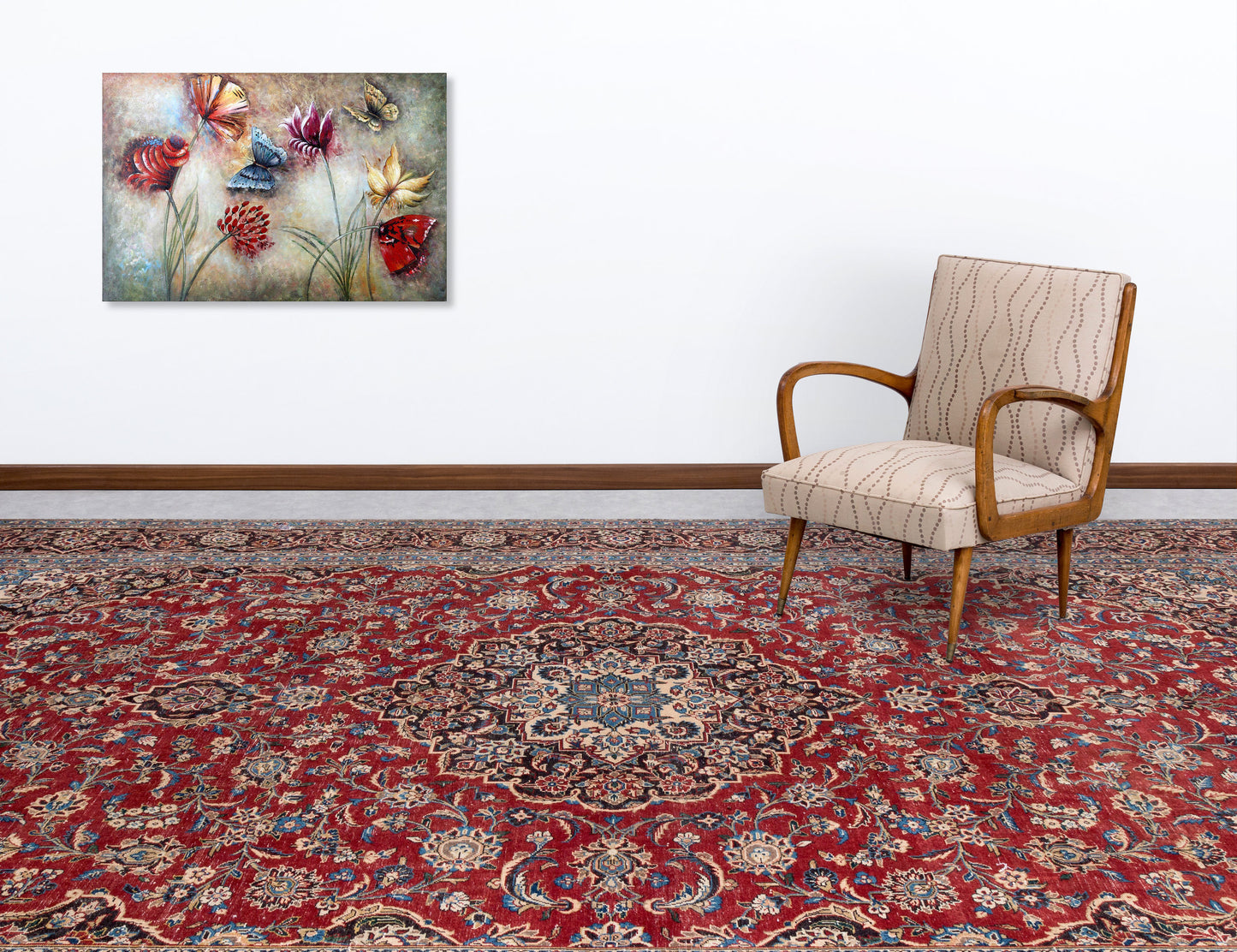 Puneos - Vintage Medallion Rug - 9'6 X 13'2