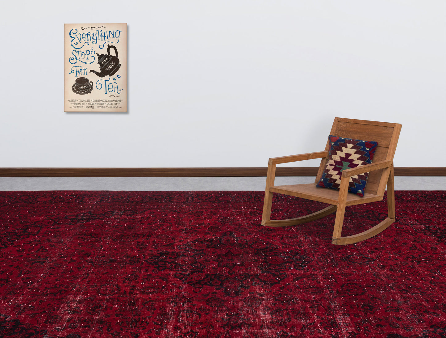 Biamaex - Vintage Distressed Rug - 9'5 X 12'7