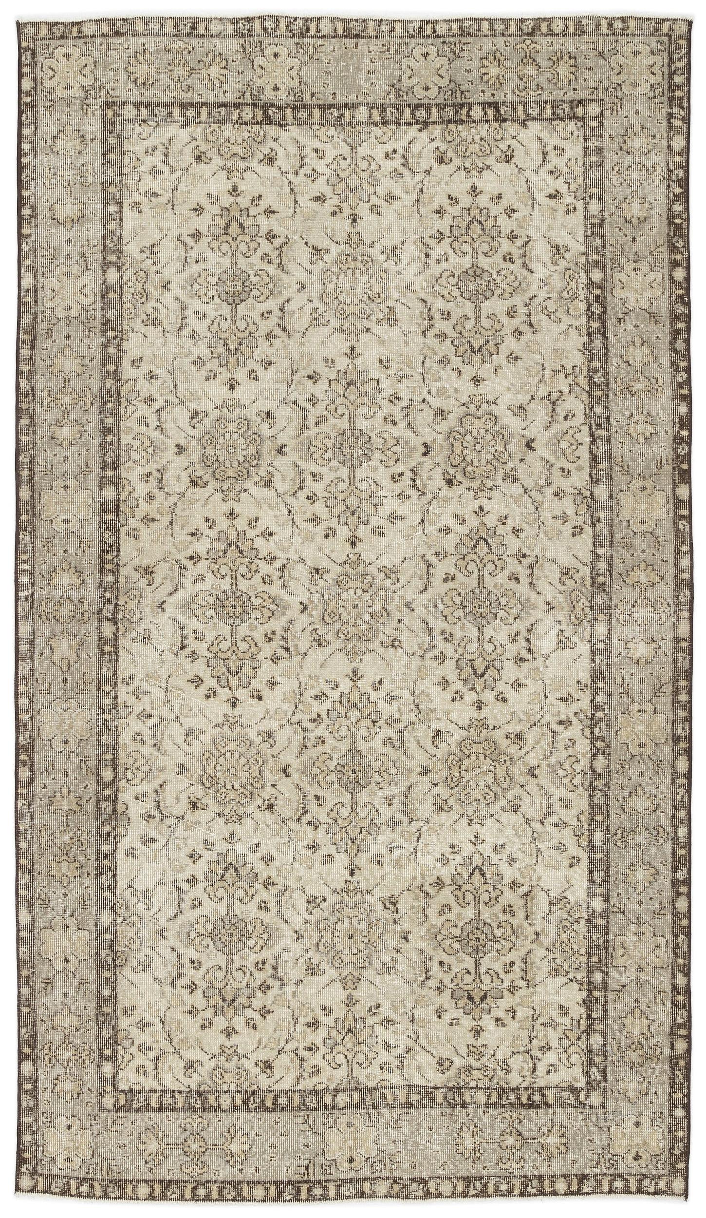 Kemora - Vintage Floral Rug - 4'10 X 8'6