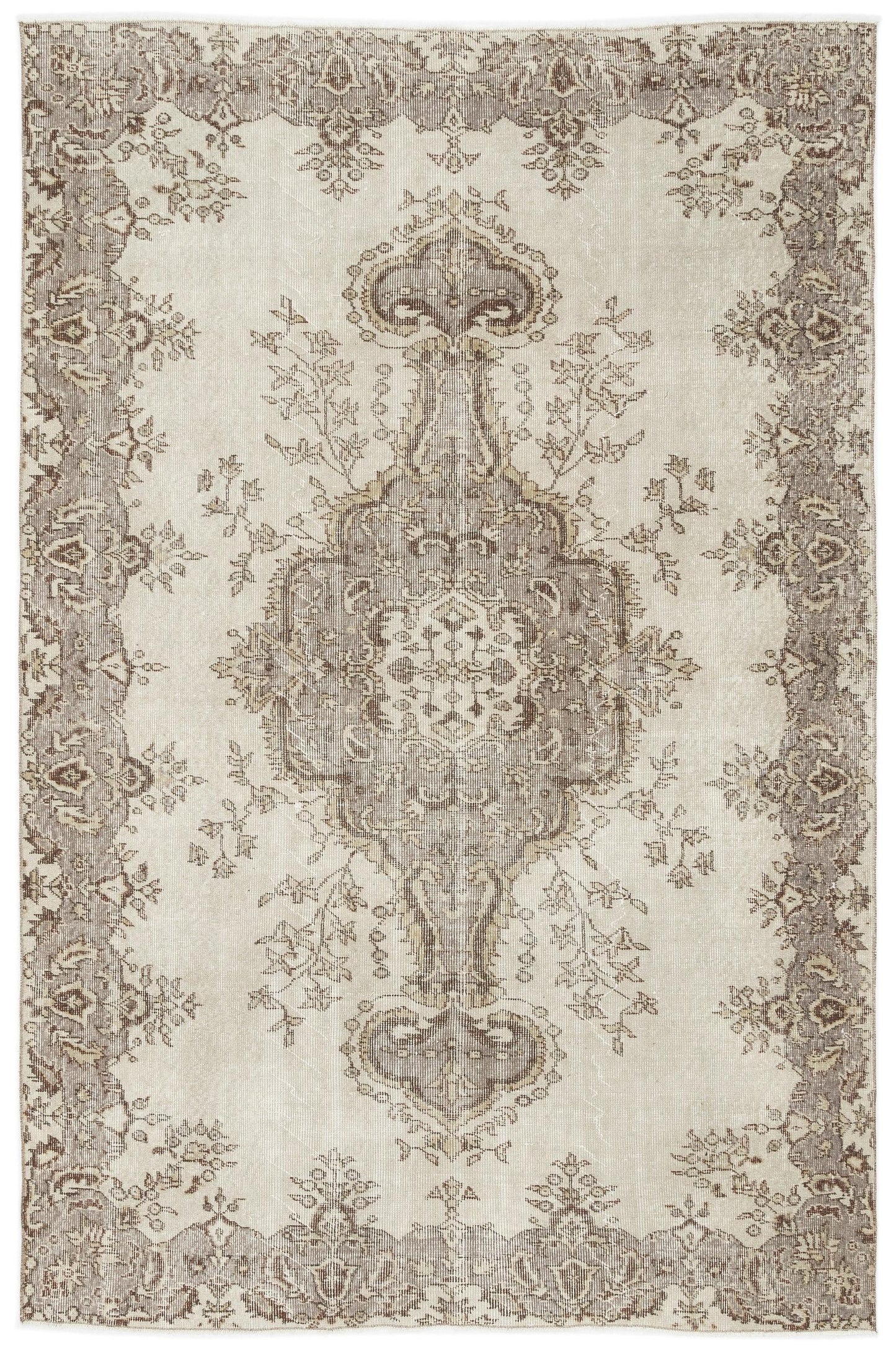Luboane - Vintage Medallion Rug - 6'1 X 9'1