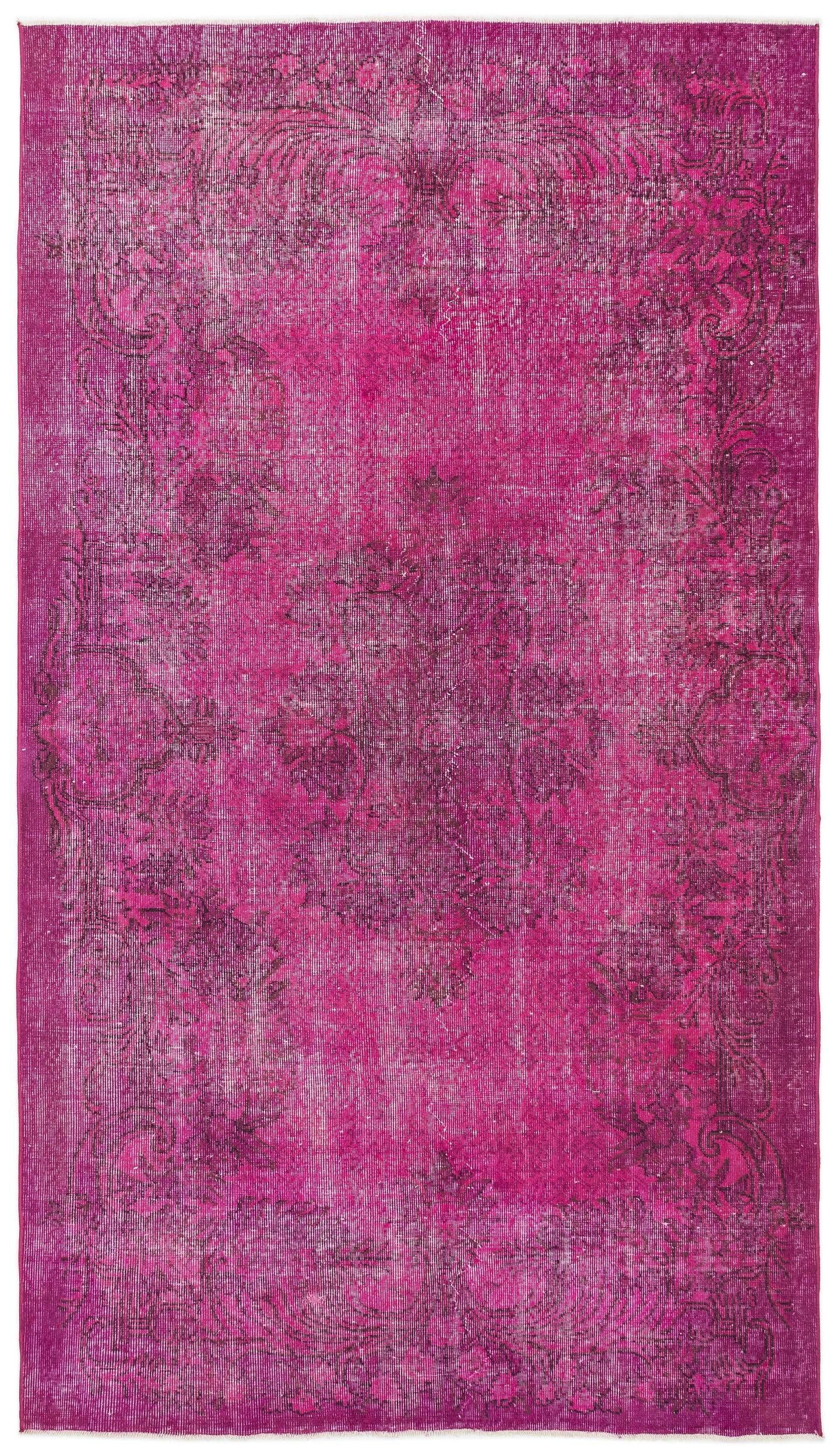 Fluteva - Vintage Distressed Rug - 5'5 X 9'6