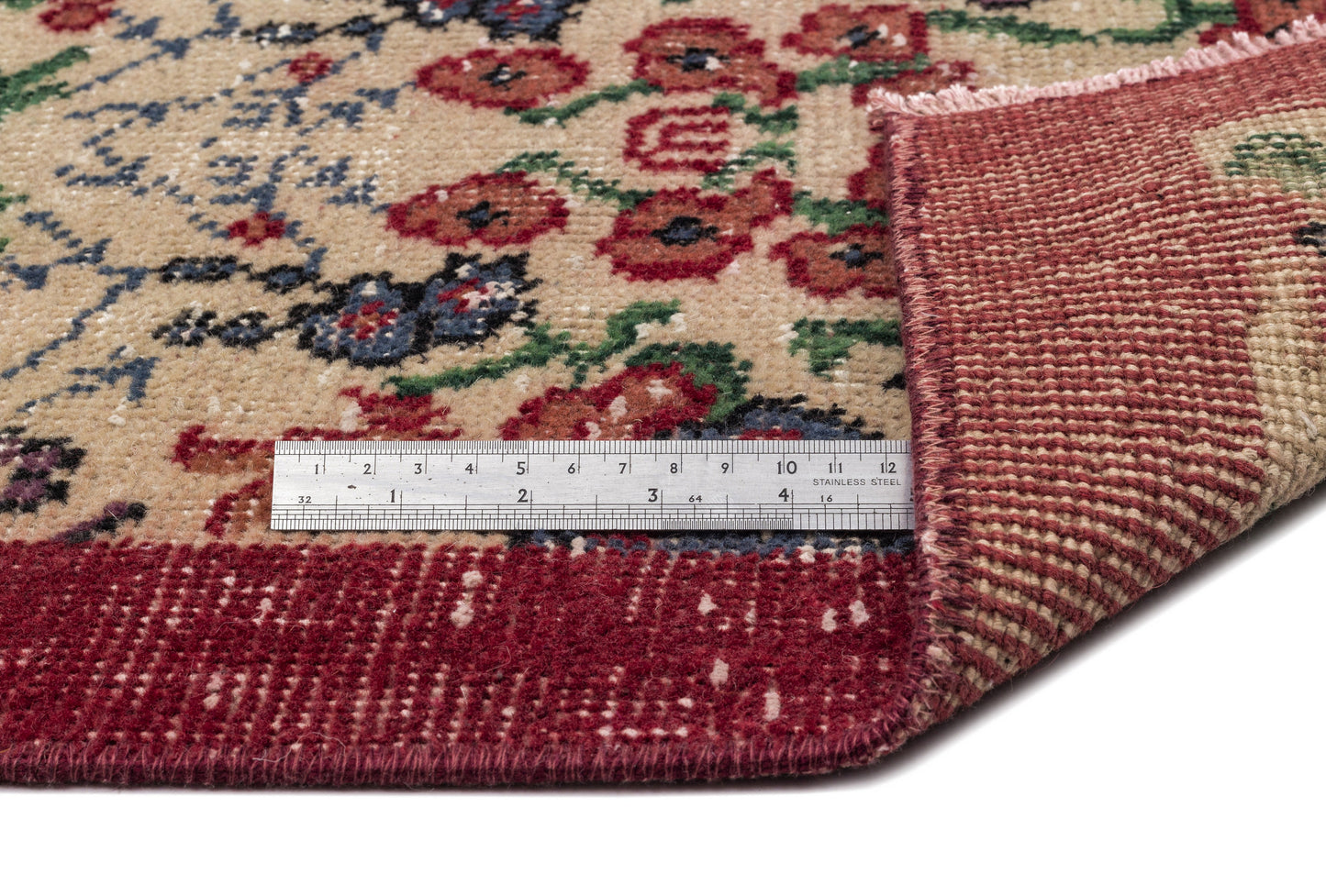 Craas - Vintage Floral Rug - 5'7 X 8'8