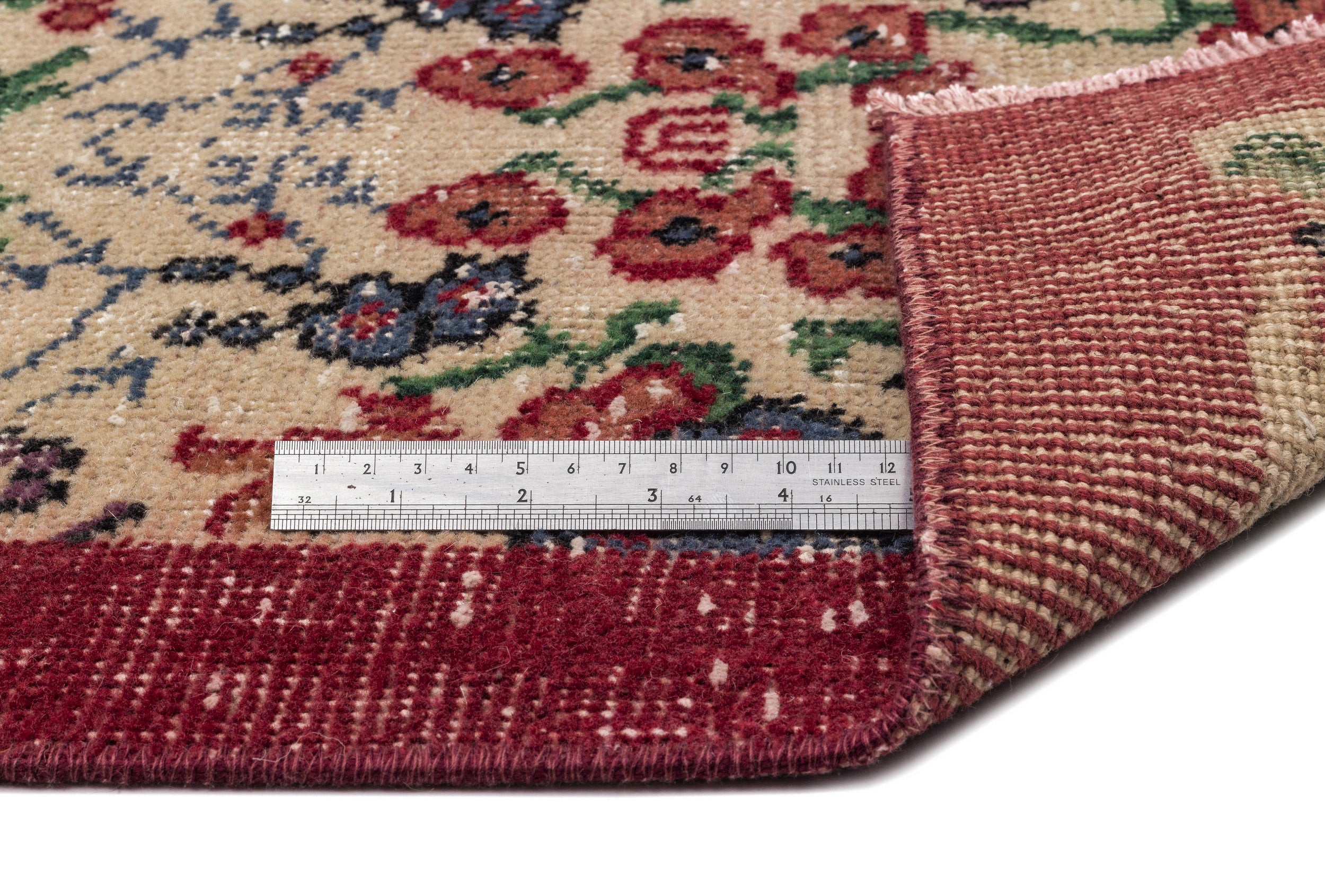 Craas - Vintage Floral Rug - 5'7 X 8'8