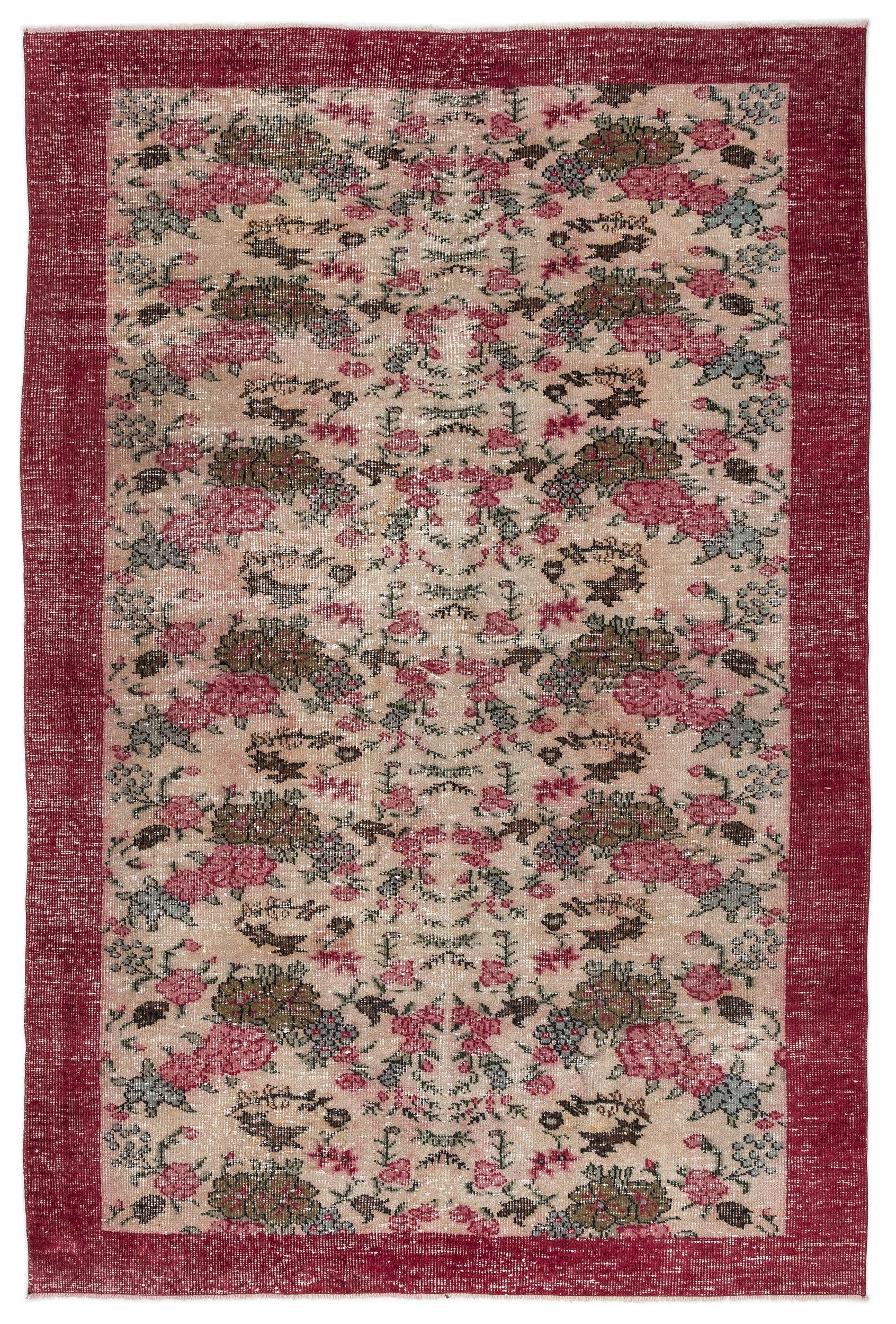 Ropada - Vintage Floral Rug - 6'5 X 9'8