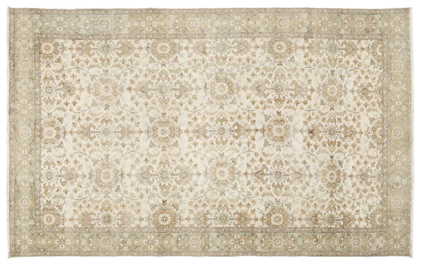 Grenota - Vintage Floral Rug - 6'1 X 10'0