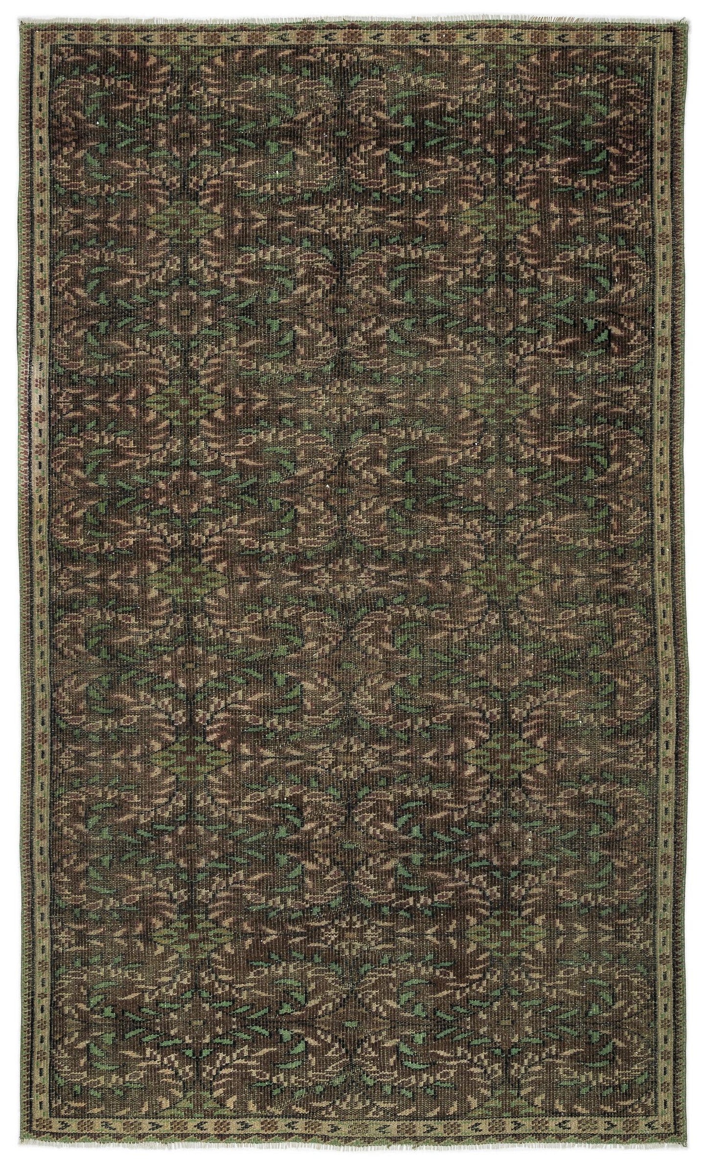 Lobira - Vintage Floral Rug - 5'1 X 8'5