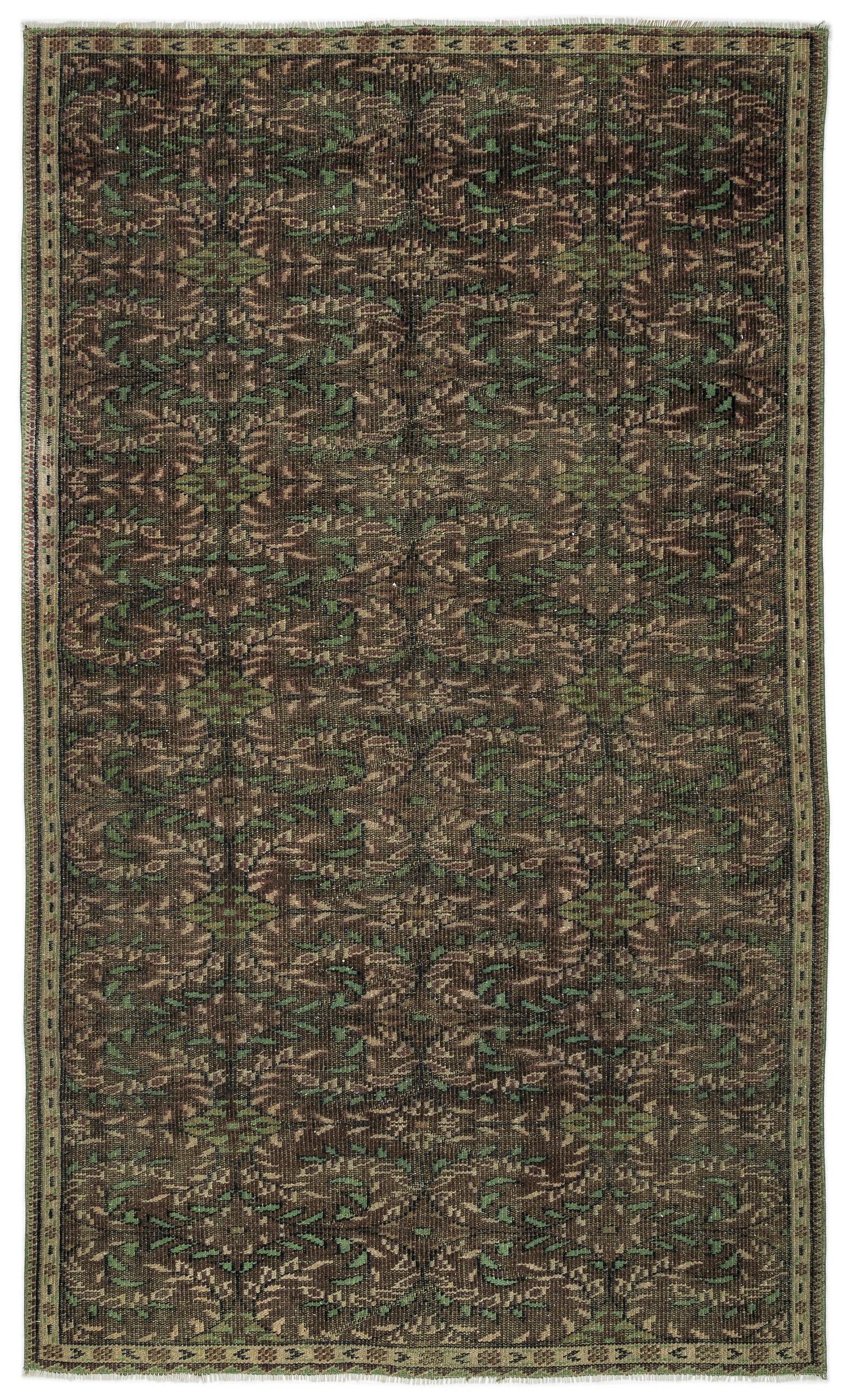 Lobira - Vintage Floral Rug - 5'1 X 8'5