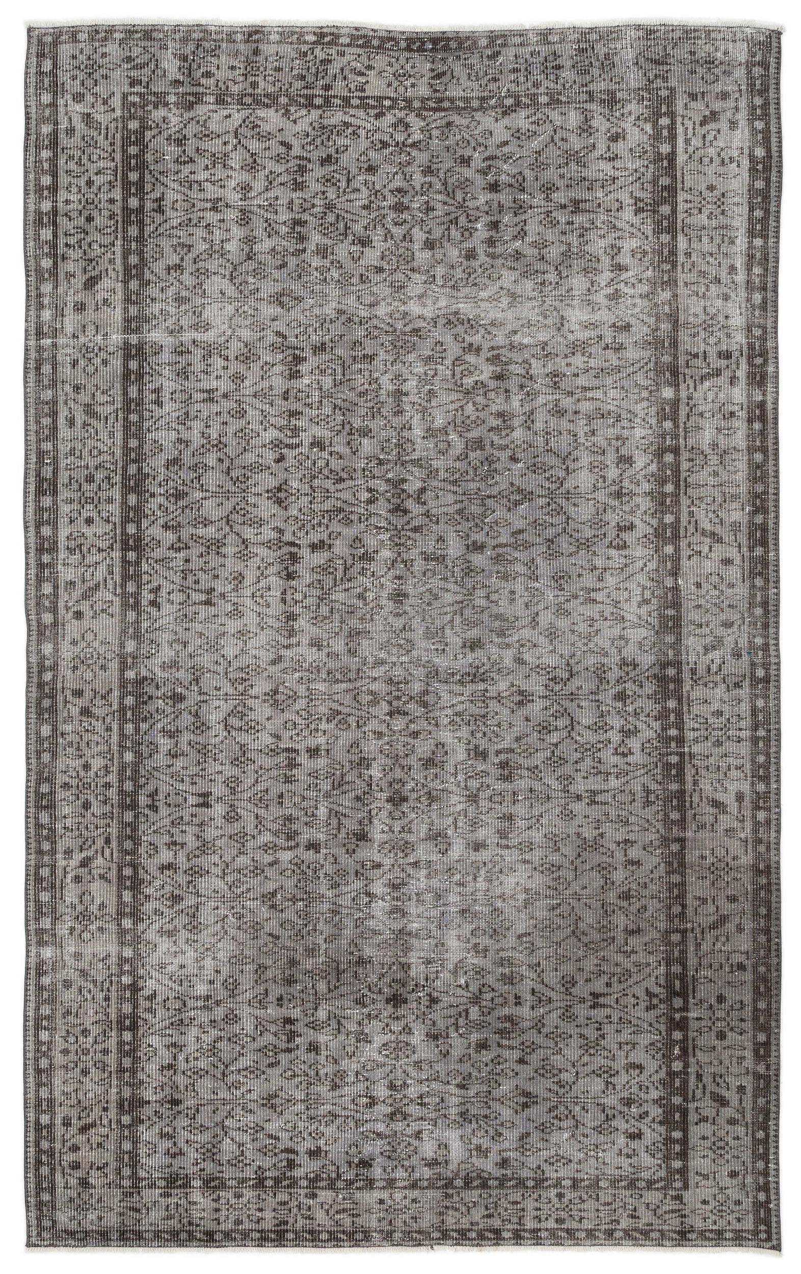 Praix - Vintage Floral Rug - 5'7 X 9'3