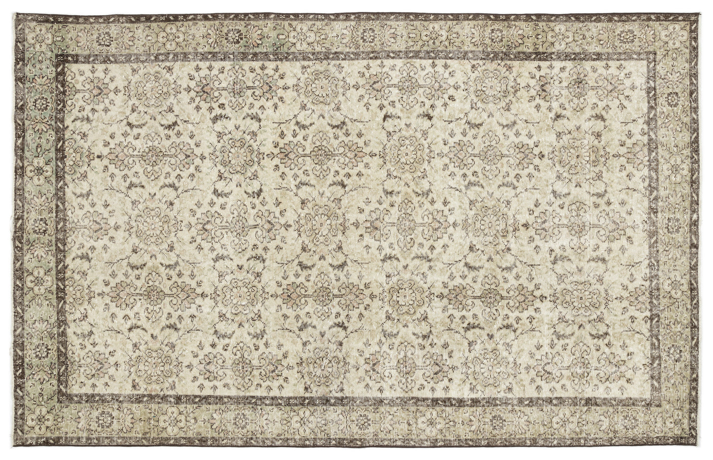 Lagata - Vintage Floral Rug - 6'2 X 9'9