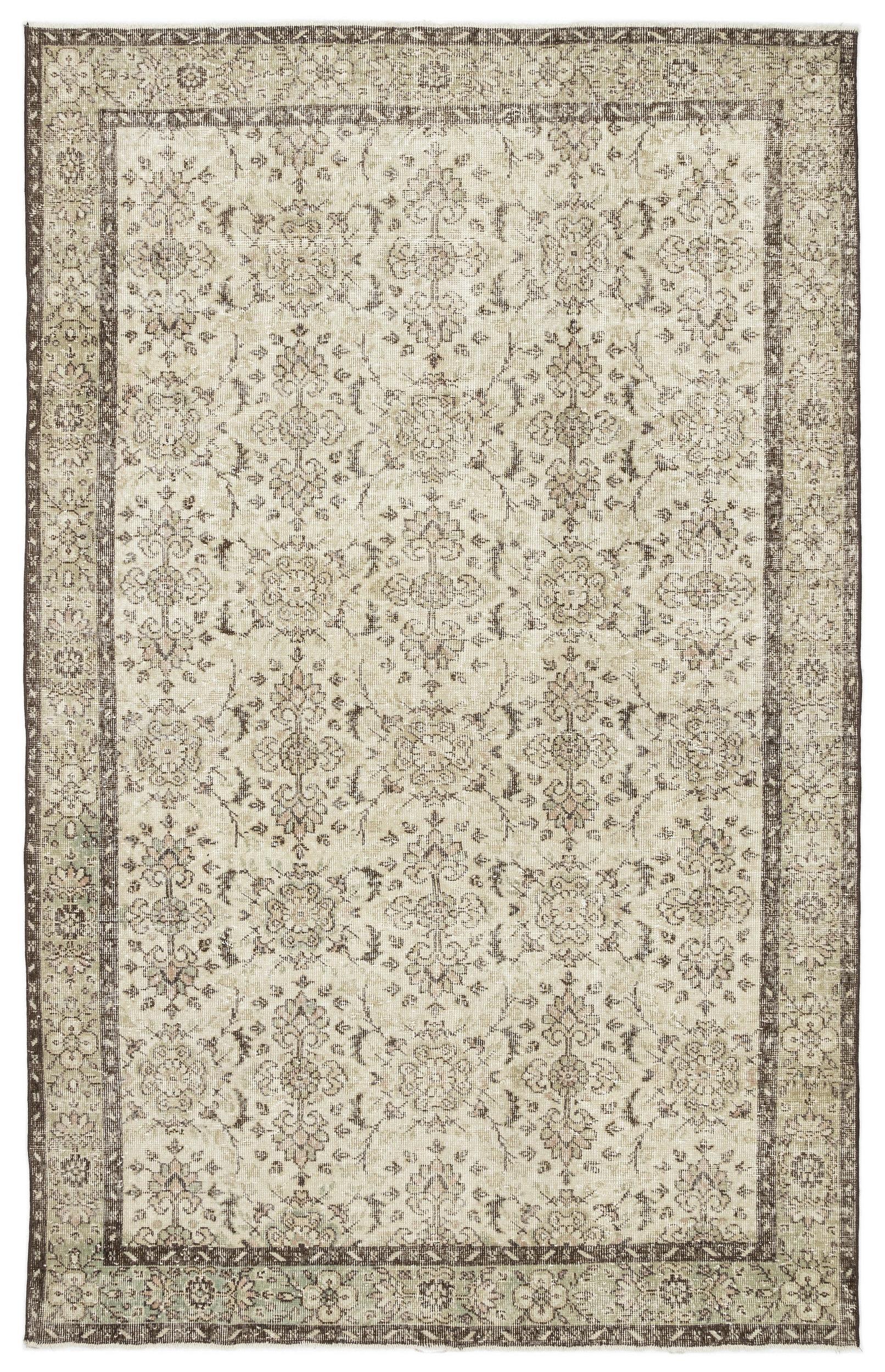 Lagata - Vintage Floral Rug - 6'2 X 9'9
