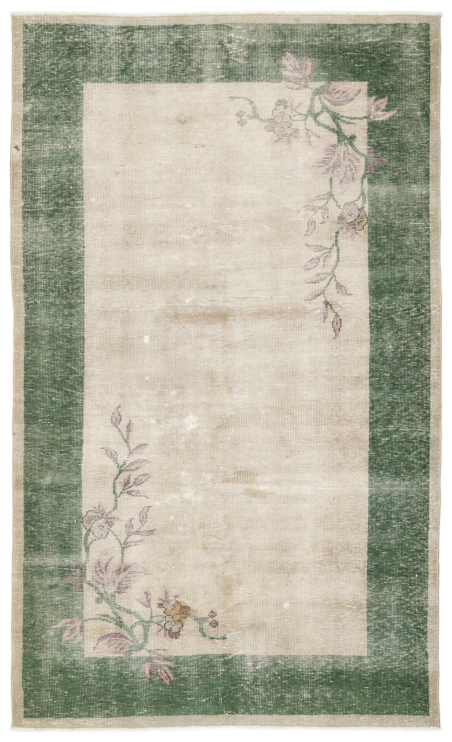 Detina - Vintage Floral Rug - 5'5 X 9'0