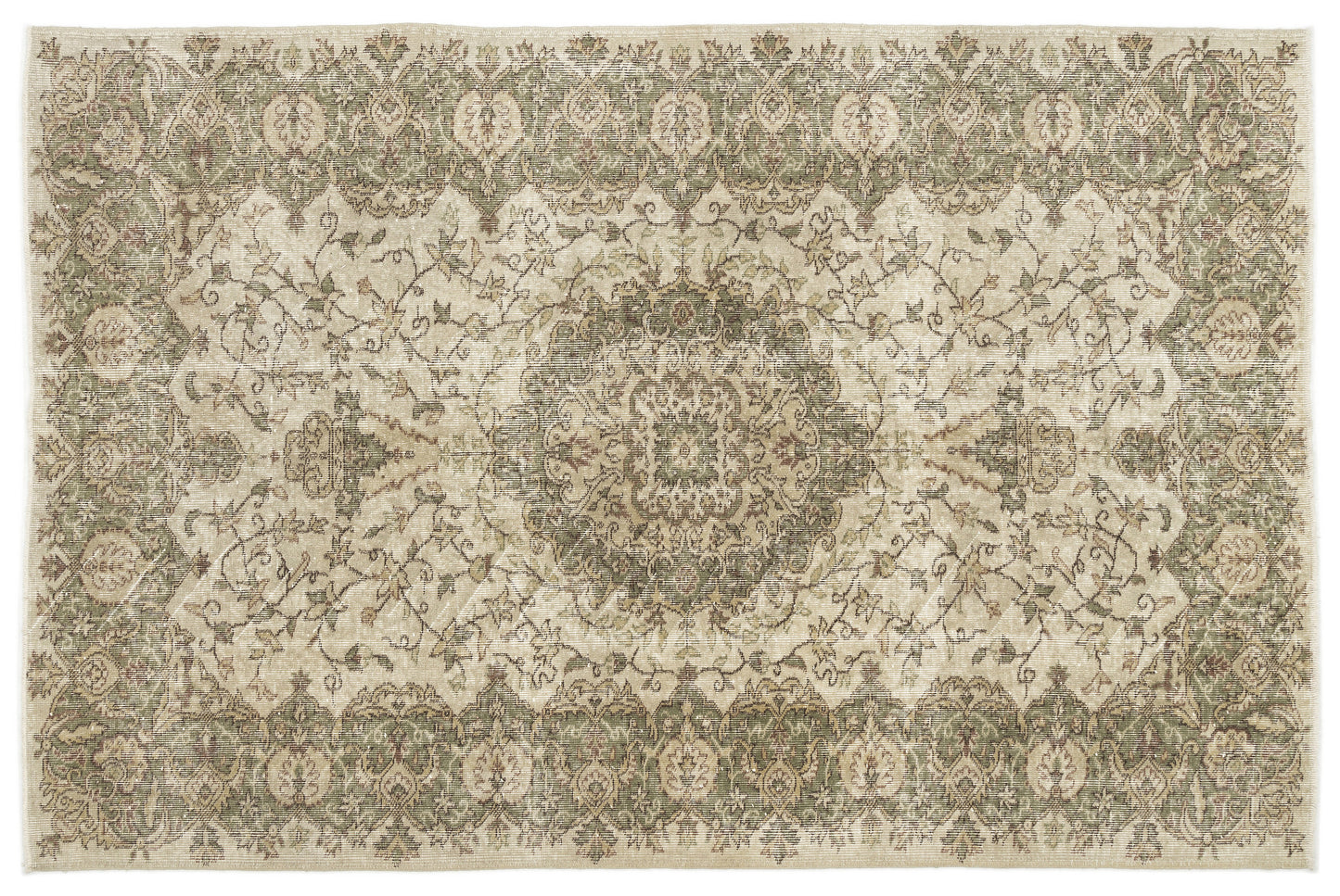 Seudian - Vintage Medallion Rug - 5'9 X 8'9