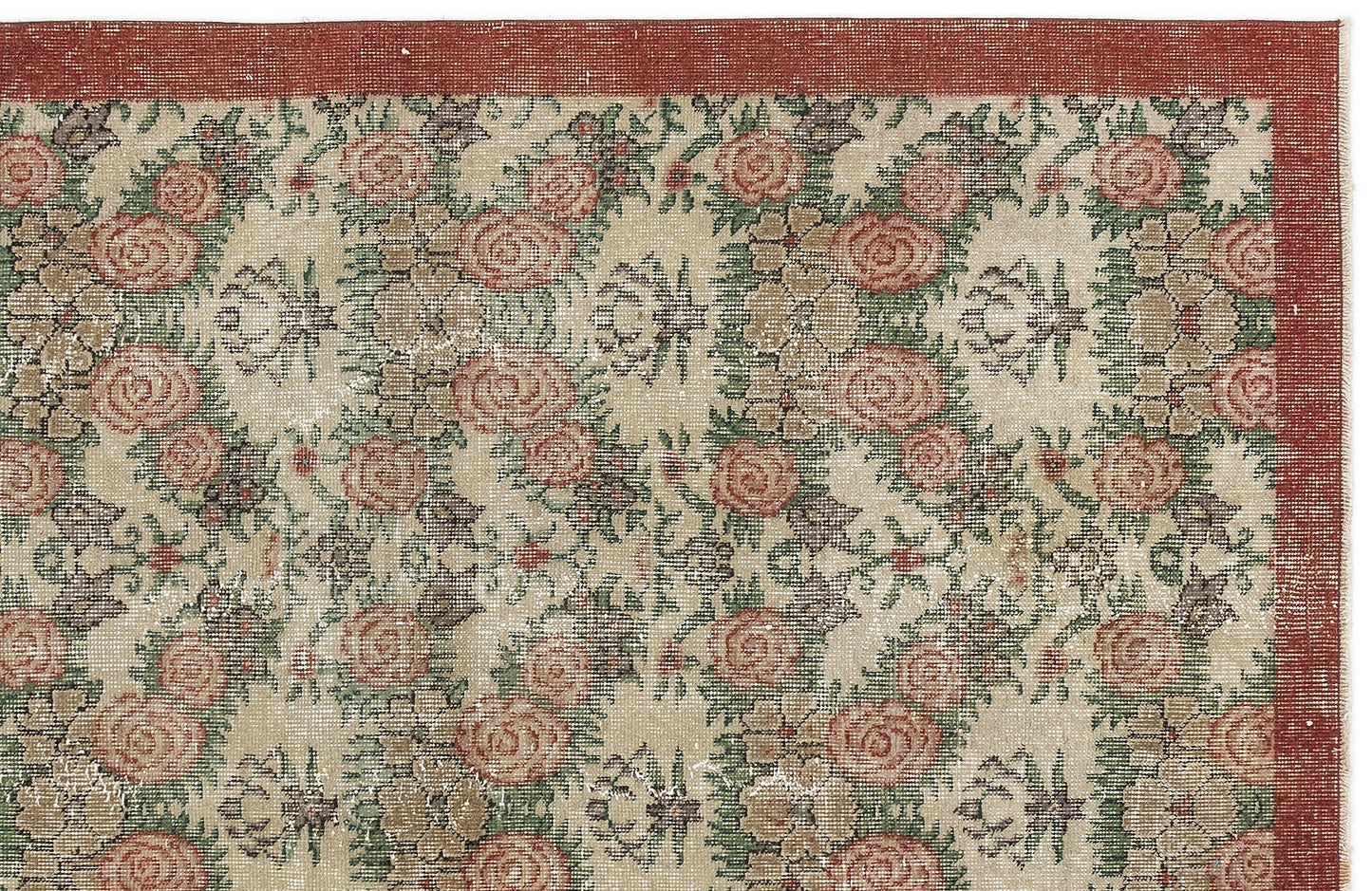 Sleloa - Vintage Floral Rug - 3'9 X 6'7