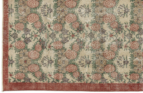 Load image 1 in gallery view. Sleloa - Vintage Floral Rug - 3'9 X 6'7