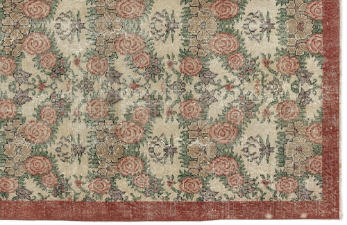 Load image 1 in gallery view. Sleloa - Vintage Floral Rug - 3'9 X 6'7