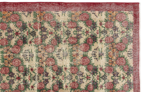 Load image 1 in gallery view. Lezana - Vintage Floral Rug - 3'8 X 6'5
