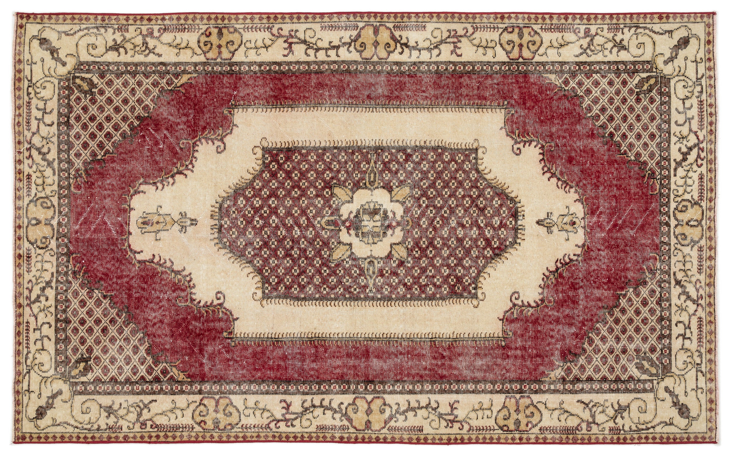Drineda - Vintage Medallion Rug - 5'8 X 9'4