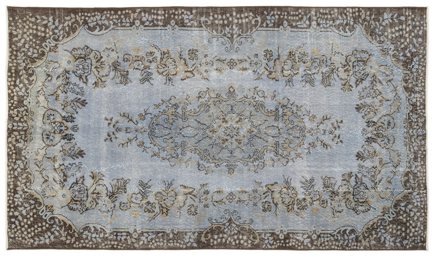 Cihuex - Vintage Medallion Rug - 5'6 X 9'7