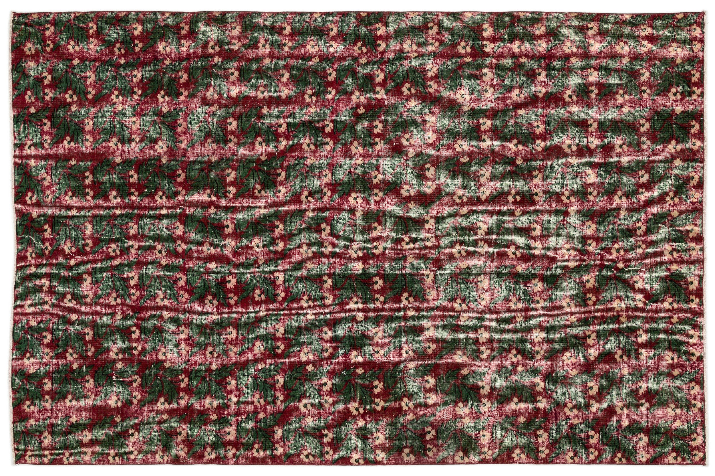 Delaex - Vintage Floral Rug - 5'11 X 9'2